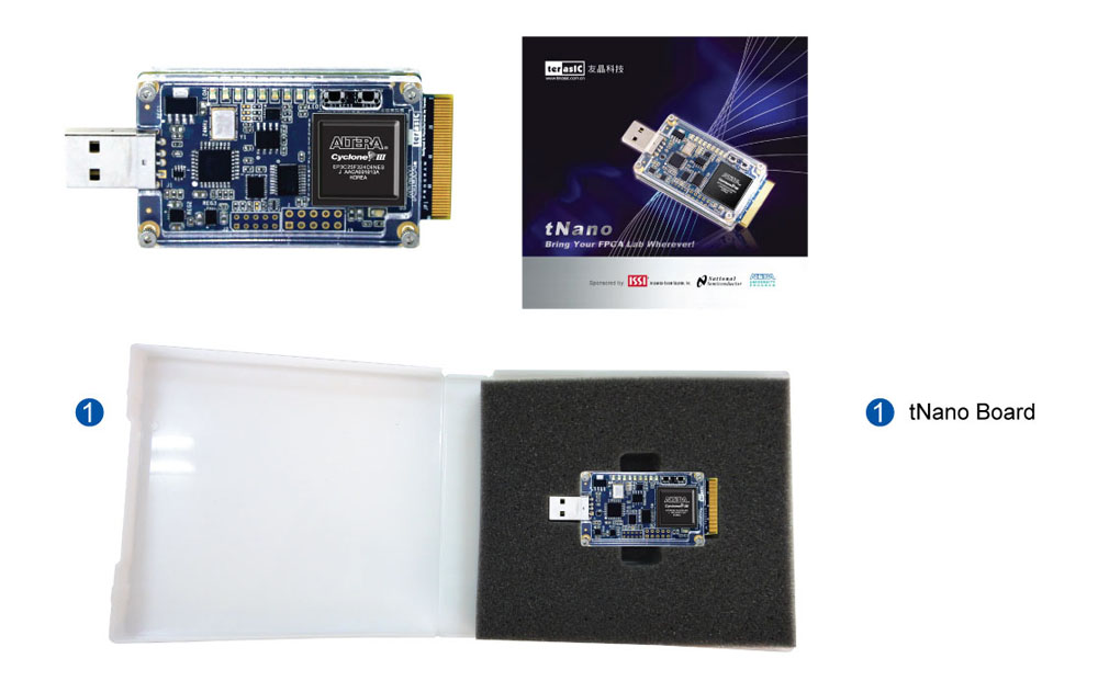 Terasic - tNano - Bring Your FPGA Lab Wherever!